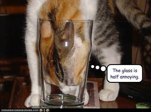 The Glass is Half Full